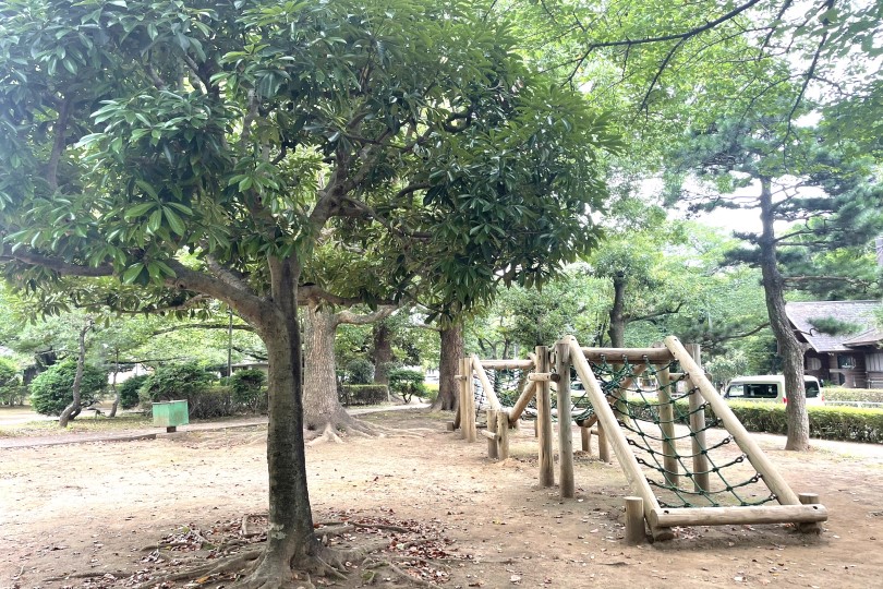 【御滝公園】駐車場あり・アスレチックありの御瀧不動尊金蔵寺の公園